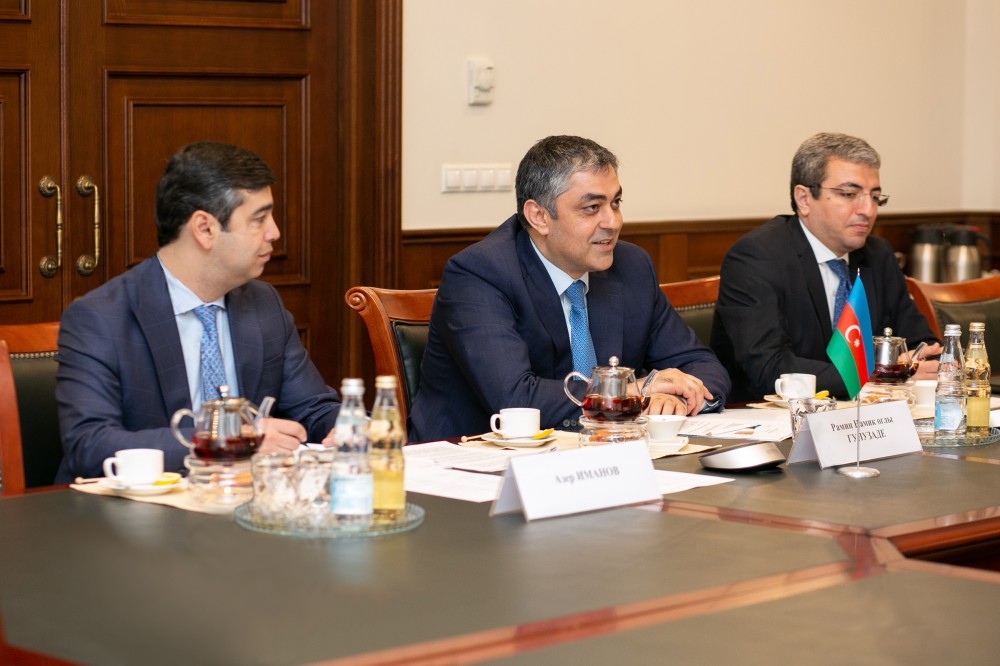 Ramin Quluzadə rusiyalı həmkarı ilə görüşdü - FOTO